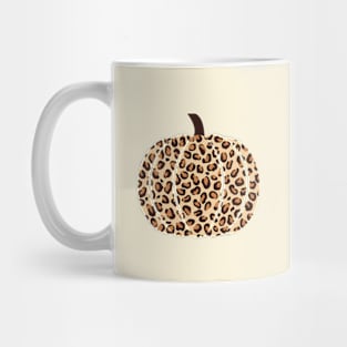 Thanksgiving leopard pumpkin print Mug